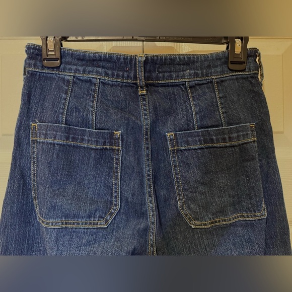 Pilcro Anthropologie Jeans Womens Blue Denim Wide Leg Baggy Loose EUC. Size 27 - Picture 4 of 13